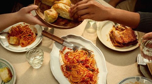 Angela Hartnett’s new Italian range for Waitrose featuring fresh pasta, sauces and focaccia.